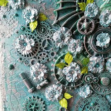 Charger l'image dans la galerie, đŠ Cadre "LâEnvolĂ©e" â Ćuvre Mixed Media Steampunk Féérique (PiĂšce Unique)