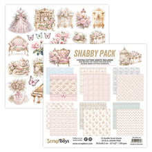 Charger l&#39;image dans la galerie, Set de papier 30x30 Shabby Pack (SB-SHPA-08)
