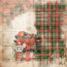 Charger l&#39;image dans la galerie, Paperpack - Yvonne Creations - Noël Floral 20 x 20 cm (YCPP10082)
