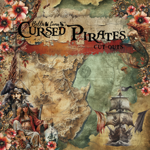 Charger l'image dans la galerie, Bloc "Cursed Pirates - Cut Outs" 20x20 - Bella Luna Craft (BLC-0066/R)
