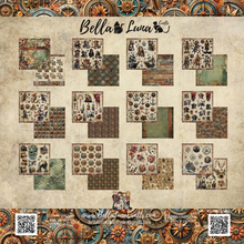 Charger l'image dans la galerie, Bloc "Cursed Pirates - Cut Outs" 20x20 - Bella Luna Craft (BLC-0066/R)
