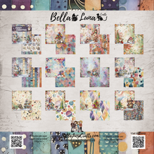 Charger l'image dans la galerie, Bloc Papier 20x20 cm "Crazy Christmas" - Bella Luna Crafts (BLC-0067/S)

