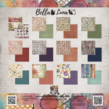 Charger l'image dans la galerie, Bloc Papier 20x20 cm "Crazy Christmas Basics" - Bella Luna Crafts (BLC-0068/S)
