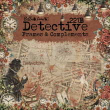 Charger l'image dans la galerie, Bloc 30x30 "Detective 221B" Frames &amp; Complements - Bella Luna Crafts
