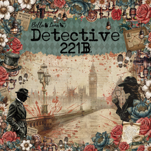 Charger l'image dans la galerie, Bloc 20x20 "Detective 221B" - Bella Luna Crafts
