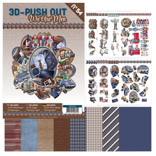 Charger l&#39;image dans la galerie, Livre 3D Push-Out 54 - FIND IT  - We are men - A4 (3DPO10054)
