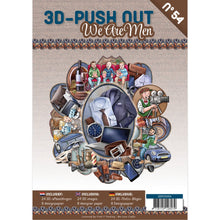 Charger l&#39;image dans la galerie, Livre 3D Push-Out 54 - FIND IT  - We are men - A4 (3DPO10054)
