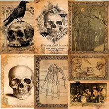 Charger l'image dans la galerie, Papier de riz A4 "Skull Theme" 6 pièces - Craft Kreatively (CK-RP9044)
