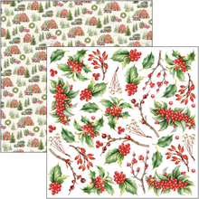 Charger l'image dans la galerie, bloc de die cuts 6x6 "Christmas Vibes" - CBQE057 - Ciao Bella
