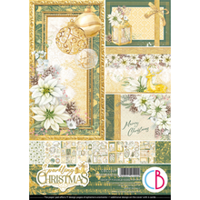 Charger l&#39;image dans la galerie, &quot;Sparkling christmas&quot;  Creative pad A4 de Ciao Bella  (CBCL069)

