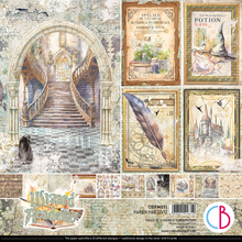 Charger l&#39;image dans la galerie, &quot;Wizard Academy&quot;  Ciao Bella Paper pad 30x30 (CBPM071)
