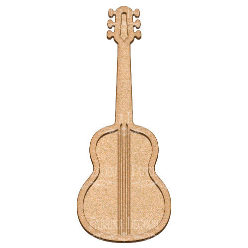 Guitare Bois à Décorer (FDDAB-198) - Fabrika Decoru - 14x35cm