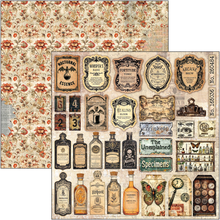 Charger l&#39;image dans la galerie, Collection  &quot;Cabinet de curiosités&quot; de Ciao Bella 20x20 cm	(CBH085)

