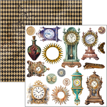 Charger l&#39;image dans la galerie, Fussy Cut Pad 15x15 cm &quot;Cabinet of curiosities&quot; de Ciao Bella ( CBQE085)
