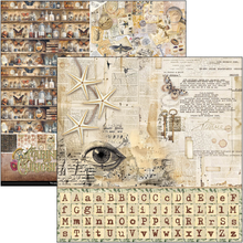 Charger l&#39;image dans la galerie, Patterns Pad &quot;Cabinet de curiosités&quot; 12&quot;x12&quot; (CBT085)
