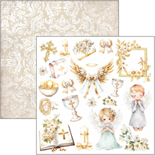 Charger l&#39;image dans la galerie, Fussy Cut Pad 15x15 cm &quot;Blessing day&quot; de Ciao Bella ( CBQE086)
