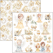 Charger l&#39;image dans la galerie, Fussy Cut Pad 15x15 cm &quot;Blessing day&quot; de Ciao Bella ( CBQE086)

