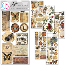 Charger l&#39;image dans la galerie, Art Stickers &quot;Cabinet of curiosities&quot; (CBI001)
