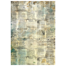 Charger l&#39;image dans la galerie, Papier de riz mixte A4, lot de 4, &quot;Time capsule&quot; de ciao bella (MF001)
