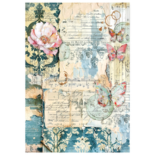 Charger l&#39;image dans la galerie, Papier de riz mixte A4, lot de 4, &quot;Quintessential&quot; de ciao bella (MF003)
