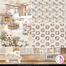 Charger l&#39;image dans la galerie, Collection &quot;Winter season&quot; patterns pad de Ciao Bella 30x30 cm  (CBT088)
