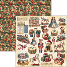Charger l&#39;image dans la galerie, Collection &quot;Toy Shop&quot; patterns pad de Ciao Bella 30x30 cm  (CBT089)
