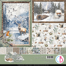 Charger l&#39;image dans la galerie, Collection &quot;Forest tales&quot; patterns pad de Ciao Bella 30x30 cm ( CBT090)
