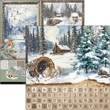 Charger l&#39;image dans la galerie, Collection &quot;Forest tales&quot; patterns pad de Ciao Bella 30x30 cm ( CBT090)
