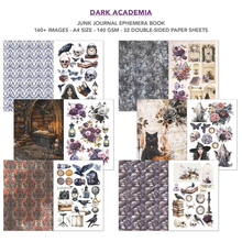 Charger l'image dans la galerie, Junk Journal « Dark Academia » Ciao Bella A4 (CBB014)
