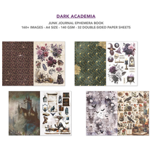 Charger l'image dans la galerie, Junk Journal « Dark Academia » Ciao Bella A4 (CBB014)
