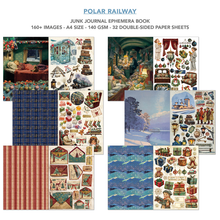 Charger l'image dans la galerie, Junk Journal « Polar Railway » Ciao Bella A4 (CBB018)

