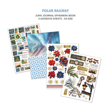 Charger l'image dans la galerie, Junk Journal « Polar Railway » Ciao Bella A4 (CBB018)
