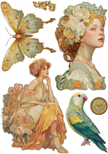 Charger l'image dans la galerie, Rice Paper Art Set A5 - "Belle Époque" - Ciao Bella (CBRS036)
