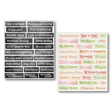 Charger l'image dans la galerie, Stickers Mixed Media "Lost in Time" x10 (MB011) - Ciao Bella

