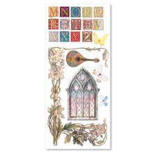 Charger l'image dans la galerie, Art Stickers "Courtly Love" - Feuilles adhésives transparentes 5/Pkg - Ciao Bella (CBI016)
