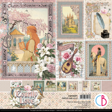 Charger l'image dans la galerie, Bloc Paper Pad "Courtly Love" 30x30" - Ciao Bella (CBPM097)
