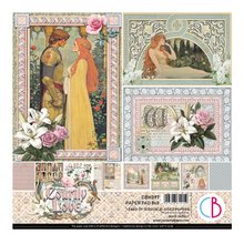 Charger l'image dans la galerie, Bloc Paper Pad "Courtly Love" 8x8" - Ciao Bella (CBH097)
