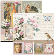 Charger l'image dans la galerie, Bloc Paper Pad "Courtly Love" 8x8" - Ciao Bella (CBH097)
