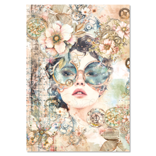 Charger l'image dans la galerie, Papiers de riz A4 "Lost in Time" x4 (MF007) - Ciao Bella
