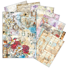 Charger l'image dans la galerie, Papiers de riz A5 "The Sound of Spring" x8 (MFS009) - Ciao Bella
