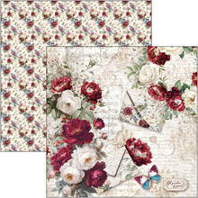 Charger l'image dans la galerie, Bloc papier 20x20 cm « Bohemian Burgundy » - Ciao Bella (CBH099)
