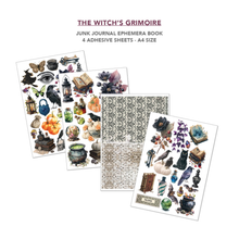 Charger l'image dans la galerie, Junk Journal The Witch’s Grimoire Ciao Bella, idées de projets et éléments à découper

