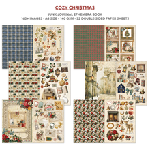Charger l'image dans la galerie, Junk Journal A4 21 x 29,7 cm « Cozy Christmas » - Ciao Bella (CBB031)
