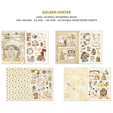 Charger l'image dans la galerie, Junk Journal Golden Winter Ciao Bella, motifs imprimés
