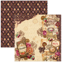 Charger l'image dans la galerie, Bloc papier 20x20 cm « Chocolate Wanderlust » - Ciao Bella (CBH100)
