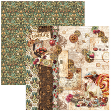 Charger l'image dans la galerie, Bloc papier 20x20 cm « Chocolate Wanderlust » - Ciao Bella (CBH100)
