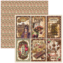 Charger l'image dans la galerie, Bloc papier 30x30 cm « Chocolate Wanderlust » - Ciao Bella (CBPM100)
