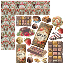 Charger l'image dans la galerie, Bloc die cuts 15x15 cm « Chocolate Wanderlust » - Ciao Bella  (CBQE100)
