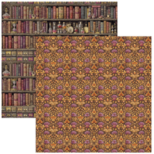 Charger l'image dans la galerie, Papier imprimé Chocolate Wanderlust Ciao Bella aux motifs de livres et fleurs
