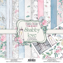 Charger l'image dans la galerie, Bloc Papier "Shabby Love" 20x20cm - Fabrika Decoru (FDSP-02082)

